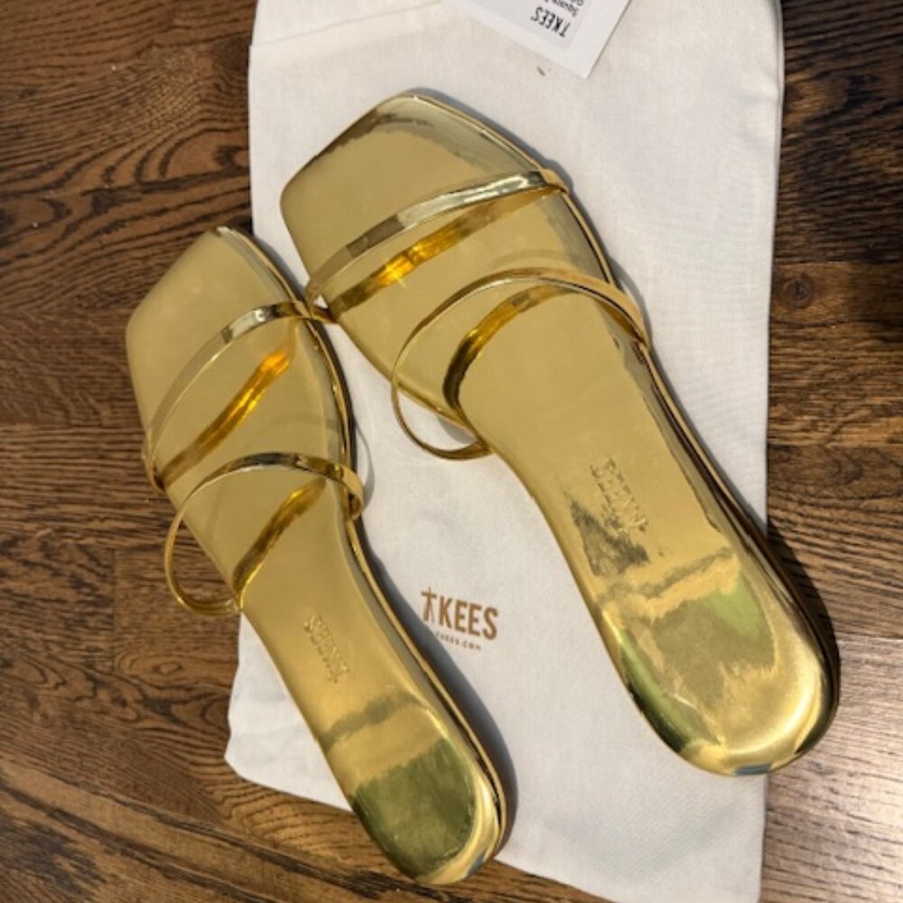 TKEES Gemma square toe sandal